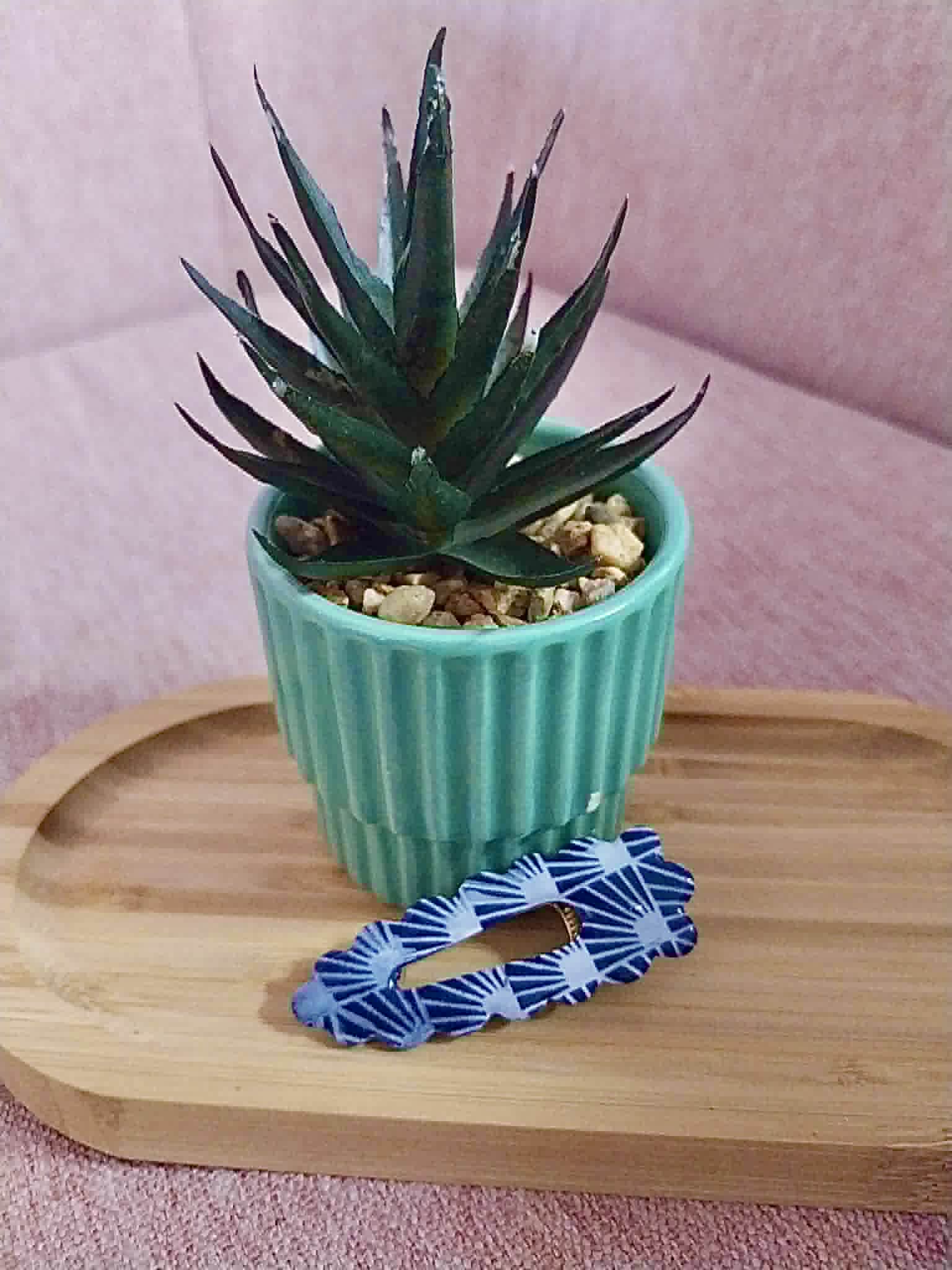 Barette bleu