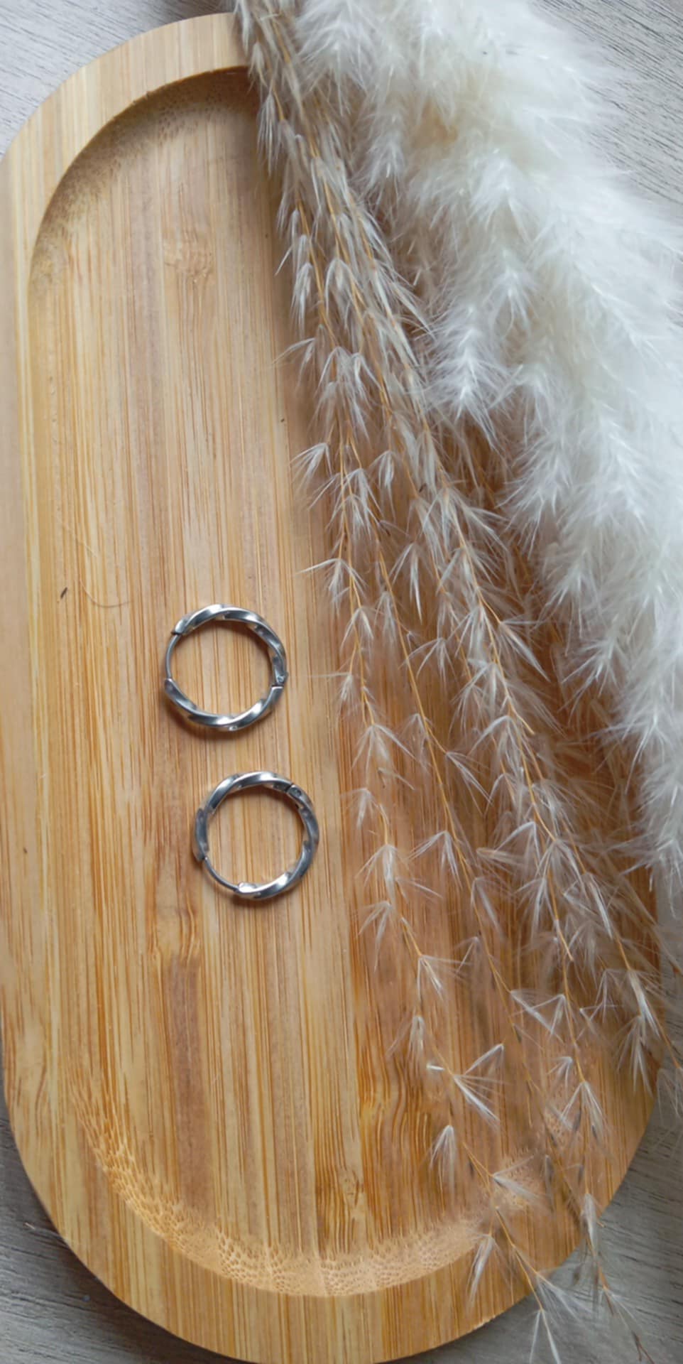 Créole argenté torsadé 1.7